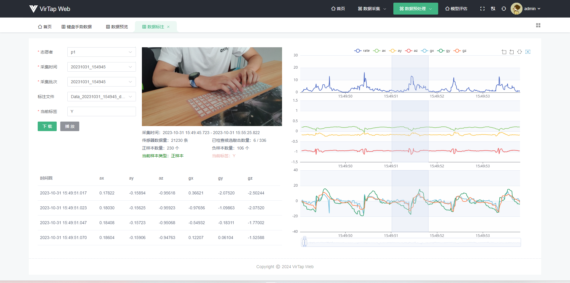 图9　Web端数据标注界面